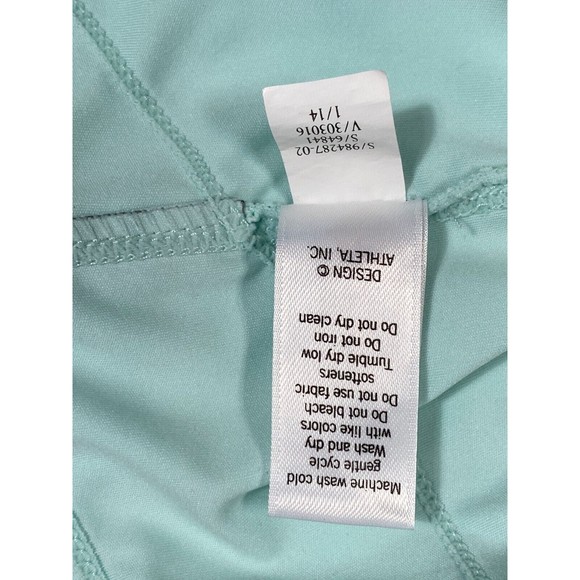 Athleta Record Breaker Womens Size Medium Mint Green Workout Yoga Tank Top - Picture 9 of 9